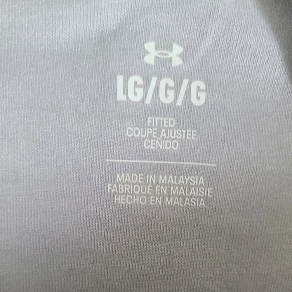Under Armour Women's Athletic Fleece Sports Bra Bralette Gray Size Large